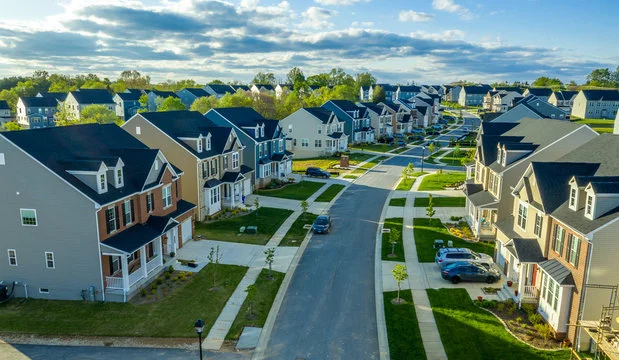 Beautiful neighborhood view
